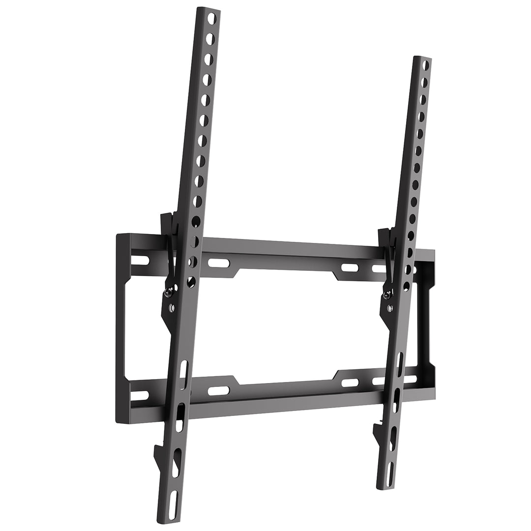 Maclean tv-beugel/hanger, max. VESA 400x400, 32-75", tot 45 kg, zwart, kantelbaar van 0° tot -8°, MC-187