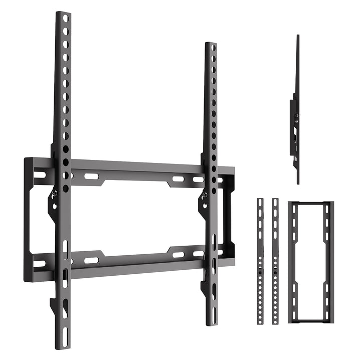Maclean tv-beugel/hanger, max. VESA 400x400, 32-75", tot 45 kg, zwart, kantelbaar van 0° tot -8°, MC-187