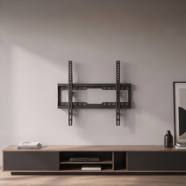 Maclean tv-beugel/hanger, max. VESA 600x400, 37-86", tot 45 kg, zwart, kantelbaar van 0° tot -8°, MC-188