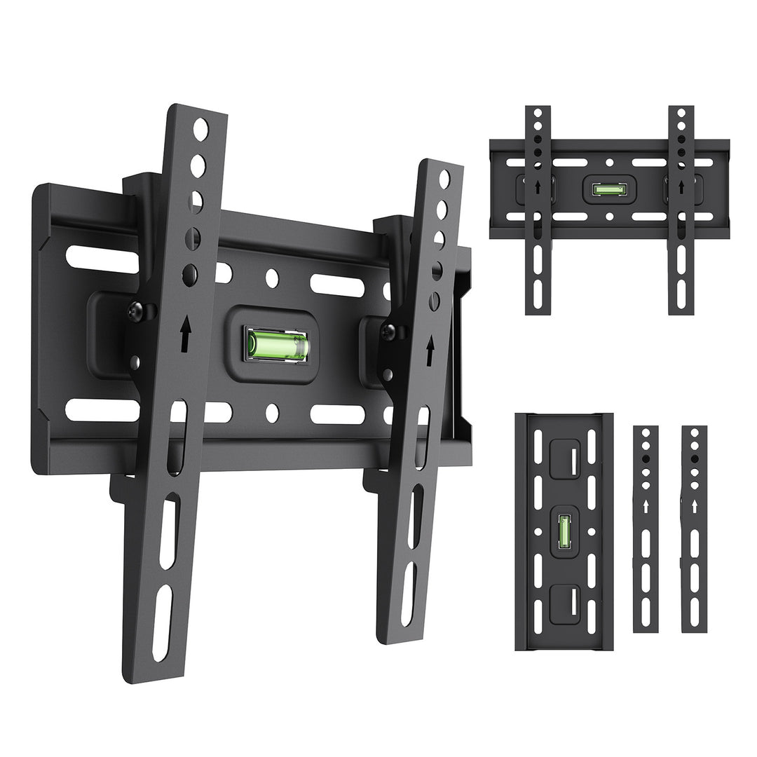 Maclean tv-beugel/hanger, max. VESA 200x200, 13-43", tot 45 kg, zwart, kantelbaar +2°~-10°, MC-189