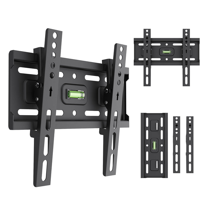 Maclean tv-beugel/hanger, max. VESA 200x200, 13-43", tot 45 kg, zwart, kantelbaar +2°~-10°, MC-189