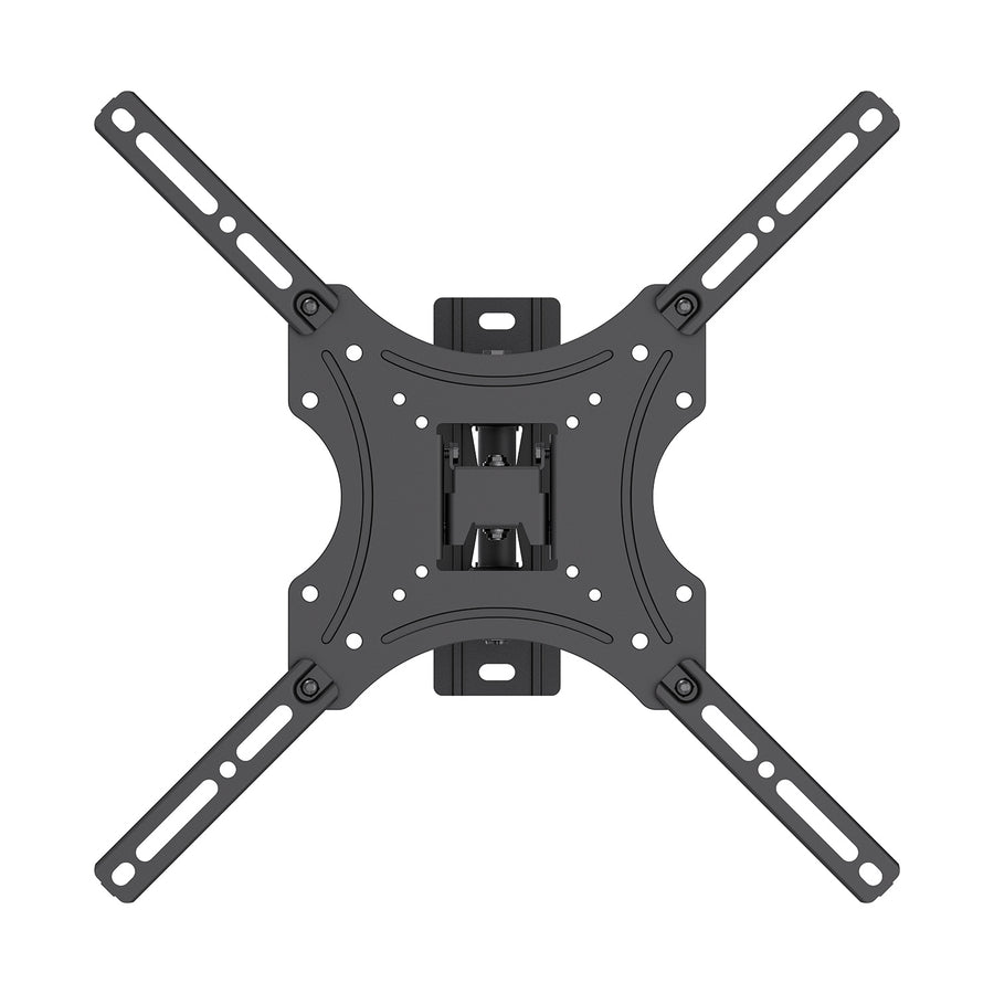 Maclean tv-beugel/hanger, max. VESA 400x400, 32-55", tot 25 kg, zwart, kantelbaar van 0° tot -15° en draaibaar van +90° tot -90°, MC-190