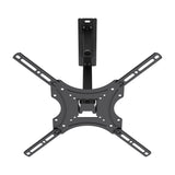 Maclean tv-beugel/hanger, max. VESA 400x400, 32-55", tot 25 kg, zwart, kantelbaar van 0° tot -15° en draaibaar van +90° tot -90°, MC-190
