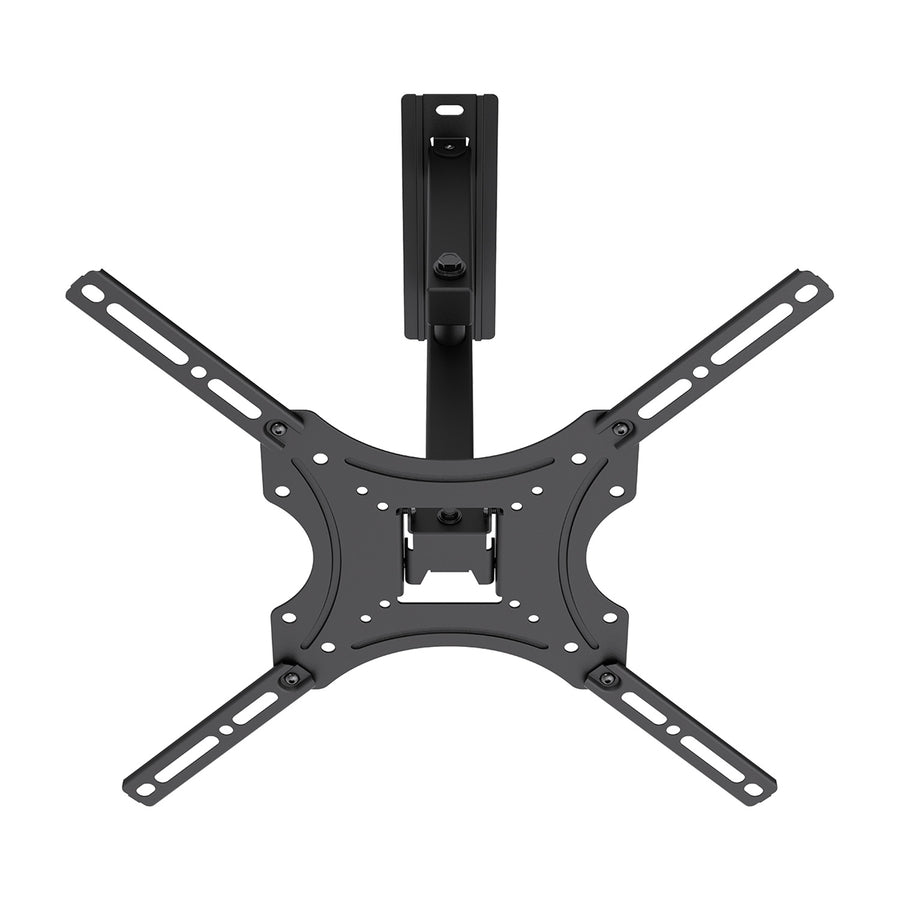Maclean tv-beugel/hanger, max. VESA 400x400, 32-55", tot 25 kg, zwart, kantelbaar van 0° tot -15° en draaibaar van +90° tot -90°, MC-190