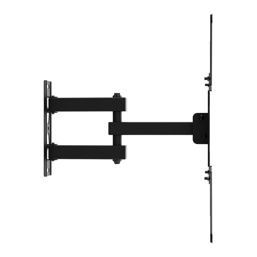 Maclean tv-beugel/hanger, max. VESA 400x400, 32-55", tot 25 kg, zwart, kantelbaar van 0° tot -15° en draaibaar van +90° tot -90°, MC-190