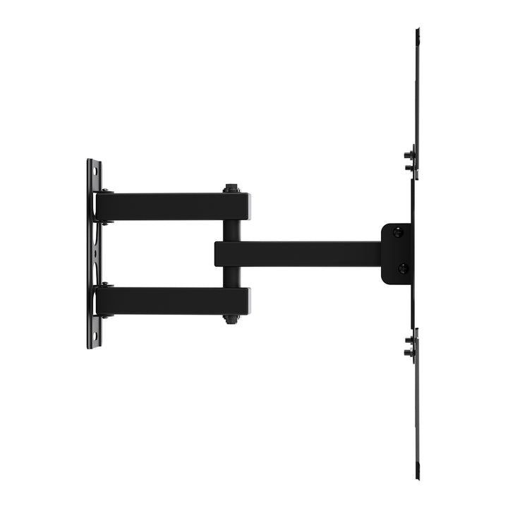 Maclean tv-beugel/hanger, max. VESA 400x400, 32-55", tot 25 kg, zwart, kantelbaar van 0° tot -15° en draaibaar van +90° tot -90°, MC-190