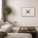 Maclean tv-beugel/hanger, max. VESA 400x400, 32-55", tot 25 kg, zwart, kantelbaar van 0° tot -15° en draaibaar van +90° tot -90°, MC-190