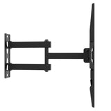 Maclean tv-beugel/hanger, max. VESA 400x400, 32-55", tot 30 kg, zwart, kantelbaar +2°~-10° en draaibaar +90°~-90°, MC-191