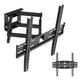 Maclean tv-beugel/hanger, max. VESA 400x400, 32-70", tot 40 kg, zwart, kantelbaar +12°~-12° en draaibaar +60°~-60°, MC-192