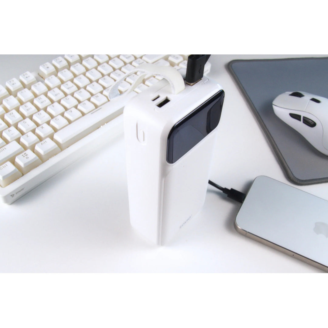 Powerbank SAVIO, 2 poorten USB, 1 poort USB-C, Quick Charge, Power Delivery, SAVBA-11