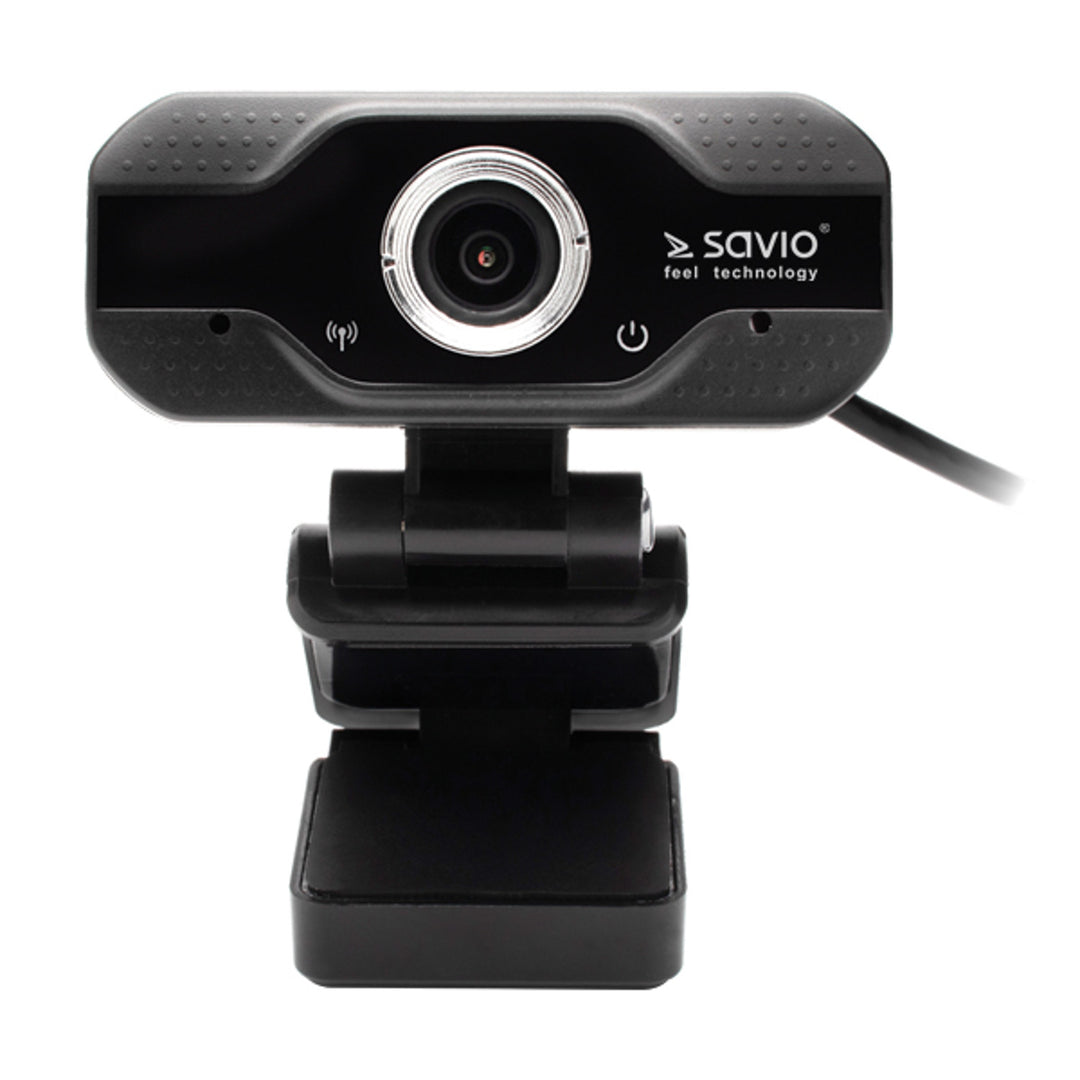 Savio webcam, Full HD-resolutie 1920x1080, microfoon, USB, SAVCAK-01