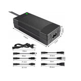 Lextool universele oplader voor scooters en elektrische voertuigen, 54,6V 2A, 6 DC-stekkers, LXG95