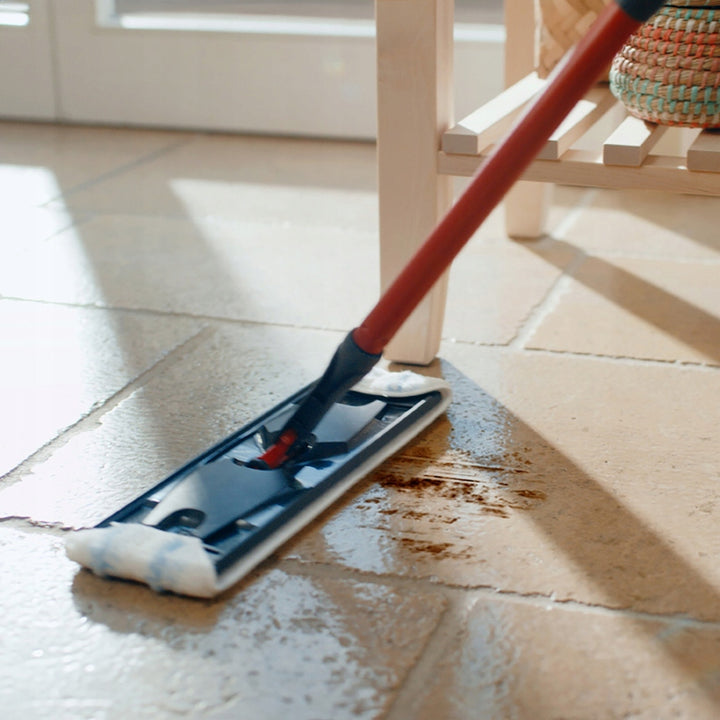 Vileda H2prO vlakmop, 100% scheiding schoon/vuil water, twee reservoirs, microvezelpad, 360° punt, 175774