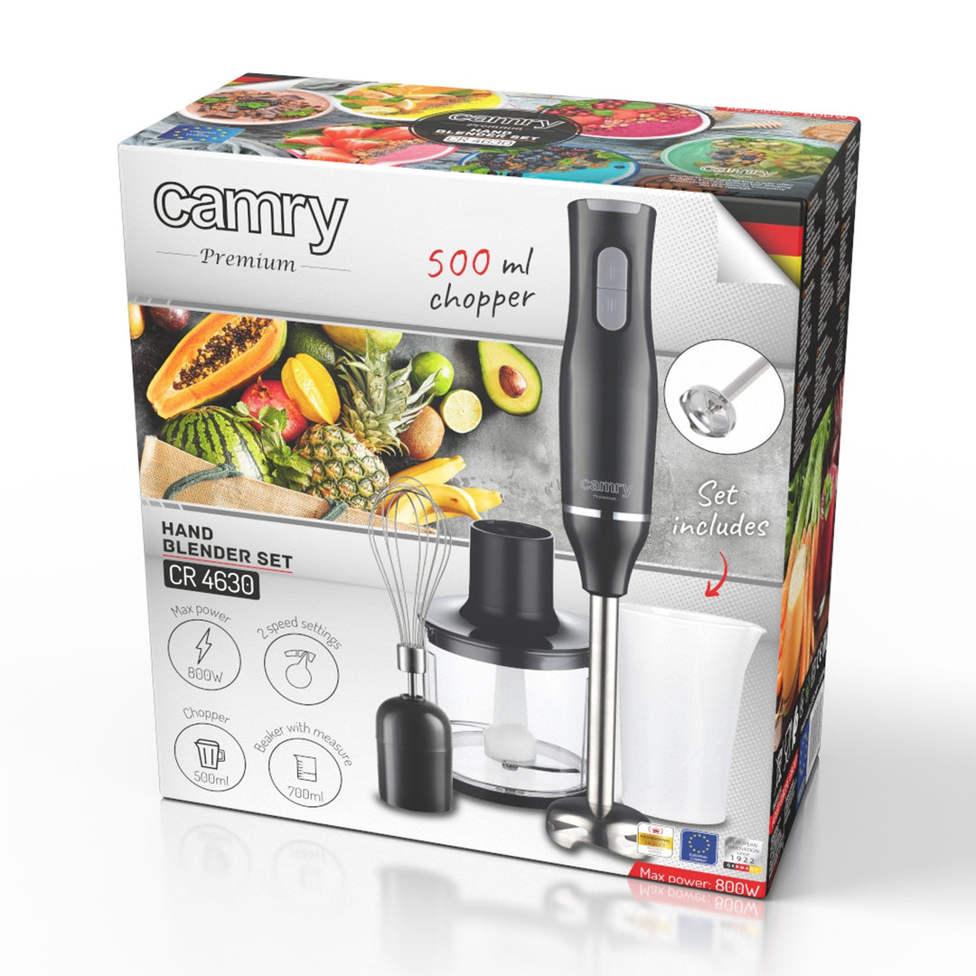 Camry staafmixer, 800 W, 2 snelheden, klopper, CR 4630