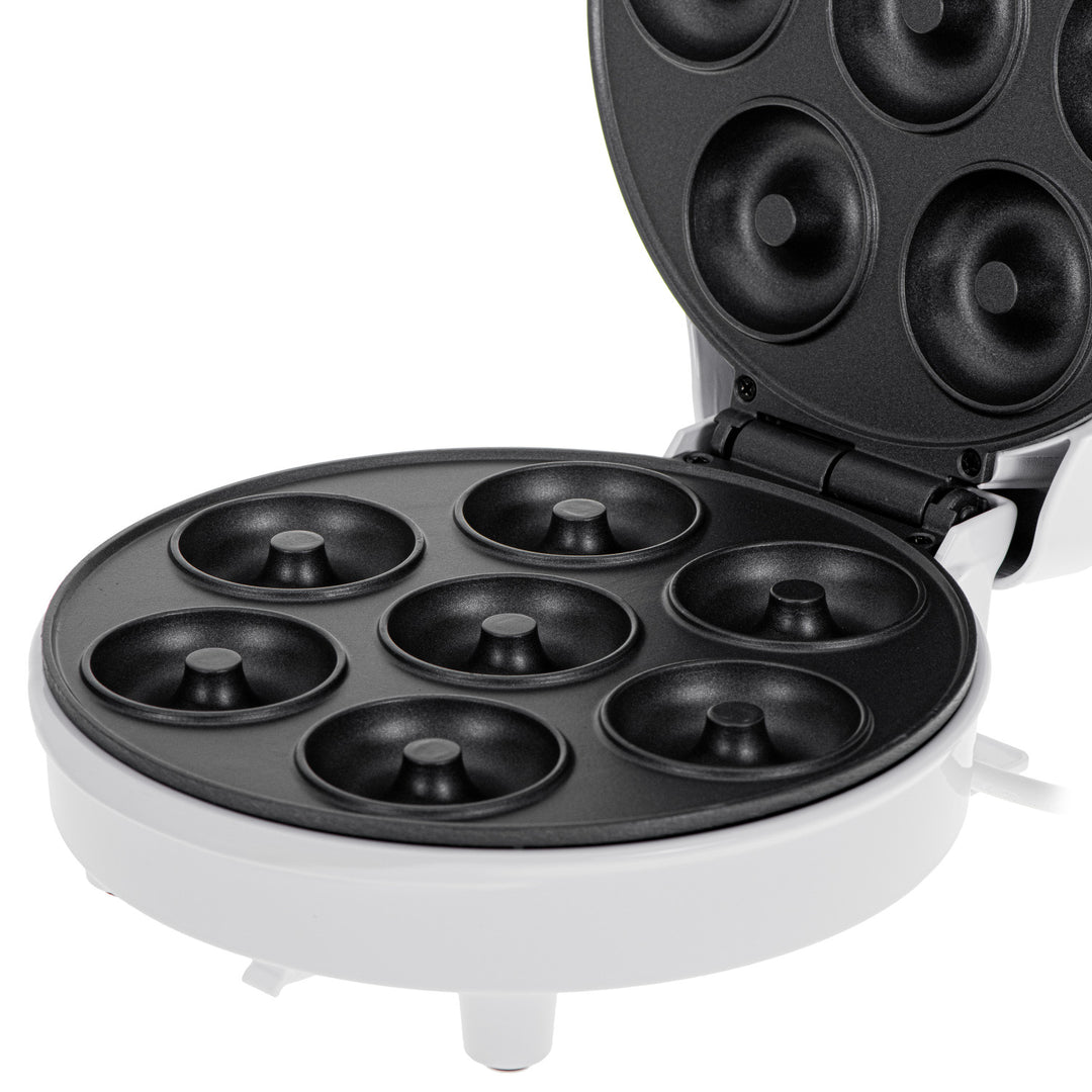 Donutmaker Adler, voor 7 donuts, antiaanbaklaag, wit, 1500W, AD 3075