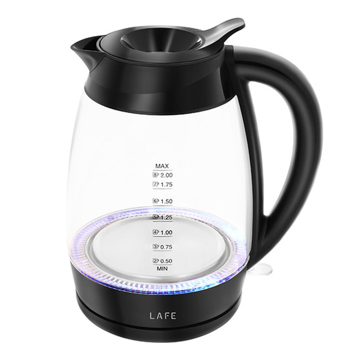 Lafe waterkoker, vermogen 2200W, inhoud 2l, glas, Essential XL