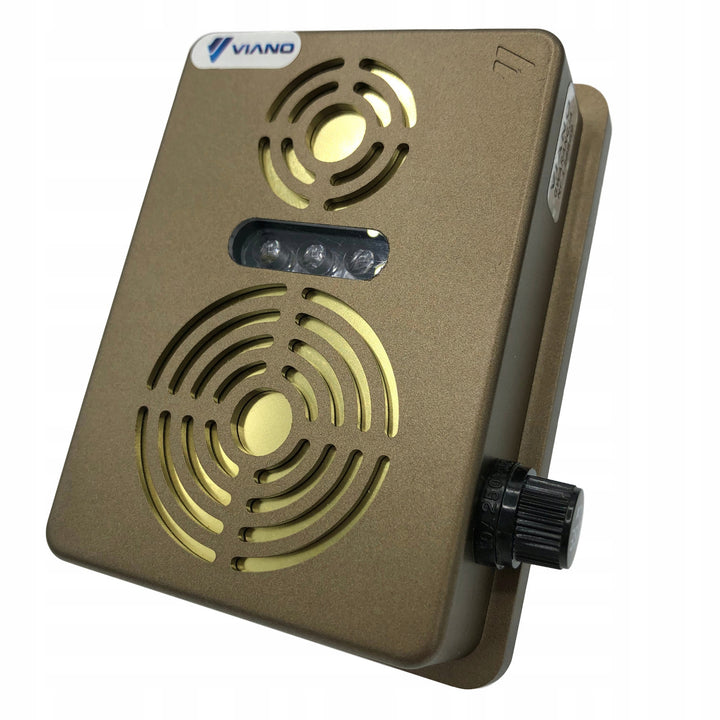 Knaagdier-, marter-, muizenverjager Viano, ultrasone generator, radar, twee luidsprekers, Duo Gold