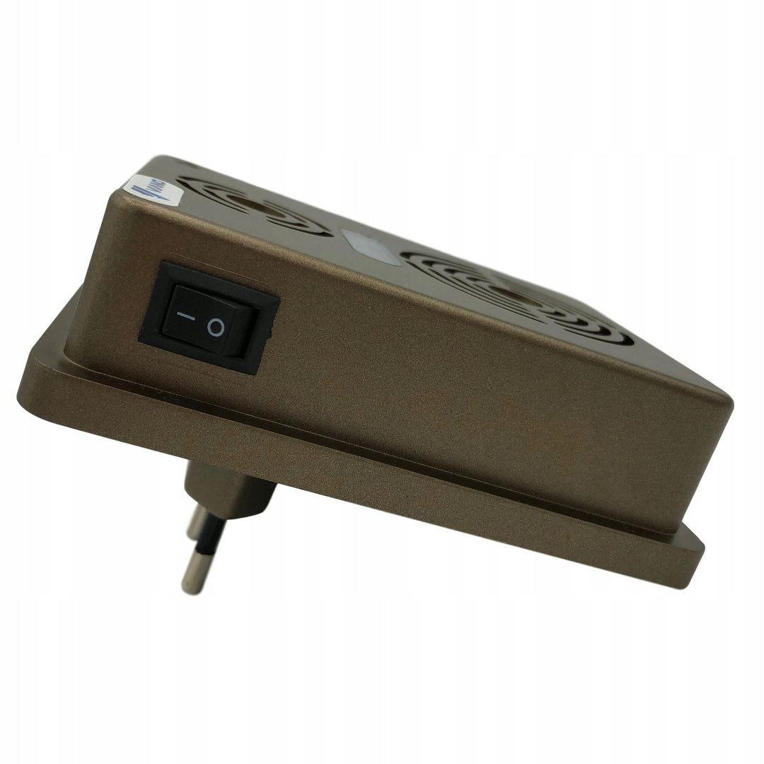 Knaagdier-, marter-, muizenverjager Viano, ultrasone generator, radar, twee luidsprekers, Duo Gold