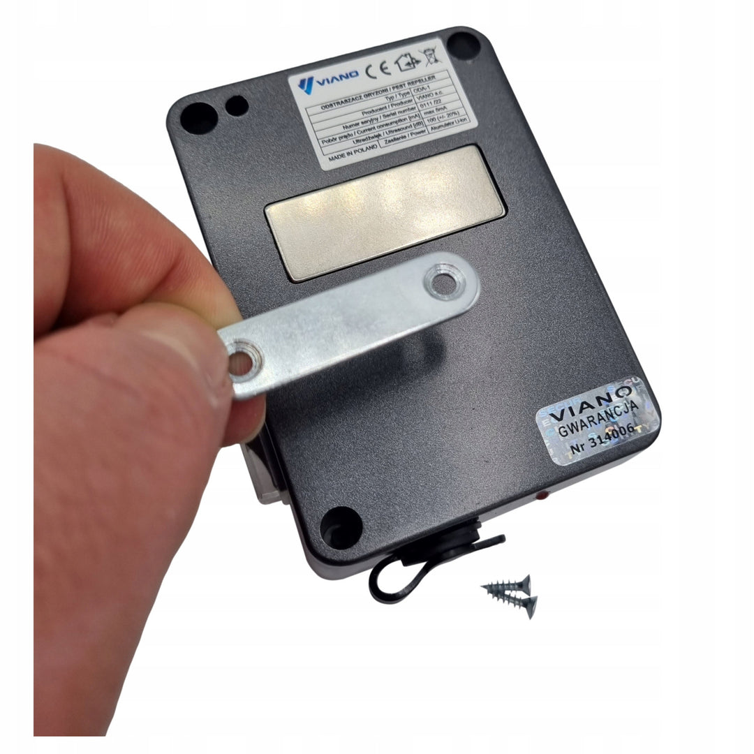 Draadloos knaagdierafschrikmiddel, marter-, muizenafschrikmiddel Viano, ingebouwde 4000mAh batterij, grote zoemer, ODA1