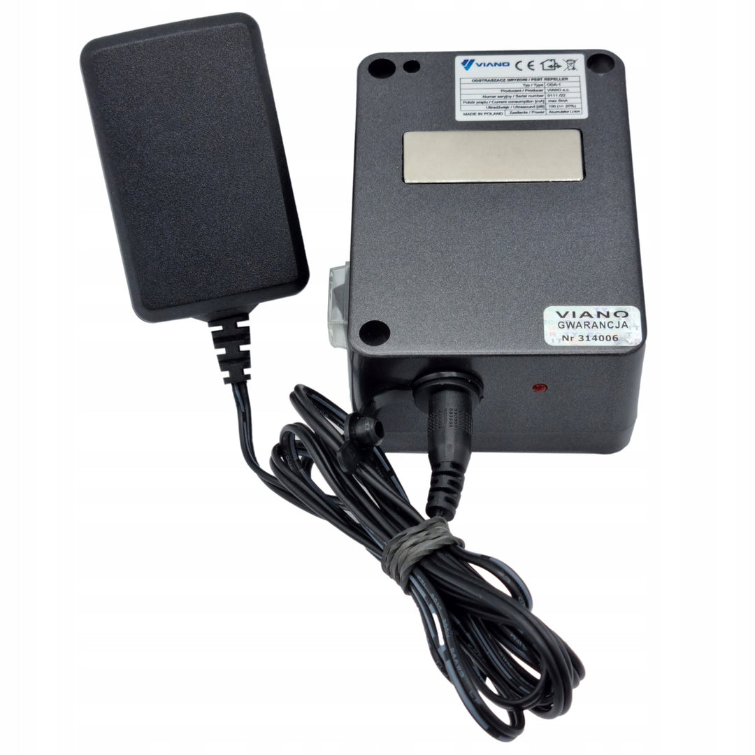 Draadloos knaagdierafschrikmiddel, marter-, muizenafschrikmiddel Viano, ingebouwde 4000mAh batterij, grote zoemer, ODA1