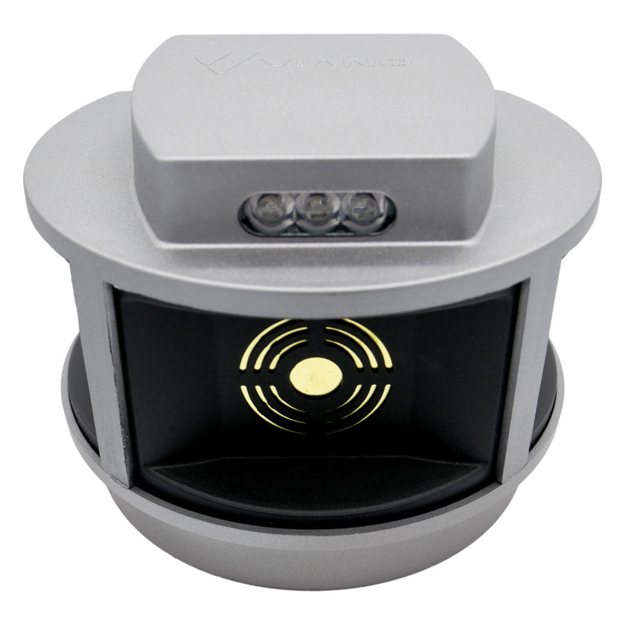 Knaagdierbestrijdingsmiddel, marterbestrijdingsmiddel, muizenbestrijdingsmiddel Viano, ultrasone generator, stroboscooppaneel, drie luidsprekers, Trio-Strob