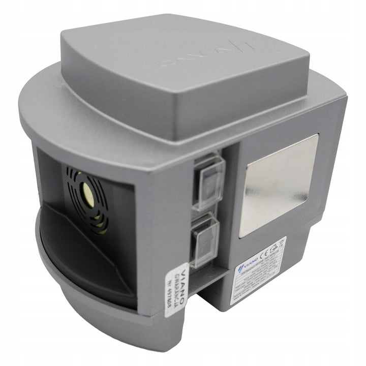 Knaagdierbestrijdingsmiddel, marterbestrijdingsmiddel, muizenbestrijdingsmiddel Viano, ultrasone generator, stroboscooppaneel, drie luidsprekers, Trio-Strob