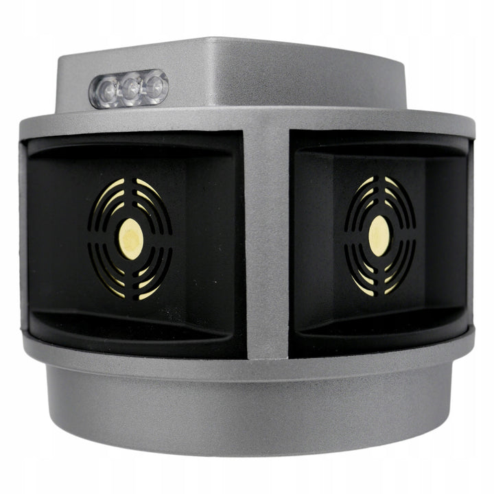 Knaagdierbestrijdingsmiddel, marterbestrijdingsmiddel, muizenbestrijdingsmiddel Viano, ultrasone generator, stroboscooppaneel, drie luidsprekers, Trio-Strob