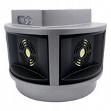 Knaagdierbestrijdingsmiddel, marterbestrijdingsmiddel, muizenbestrijdingsmiddel Viano, ultrasone generator, stroboscooppaneel, drie luidsprekers, Trio-Strob