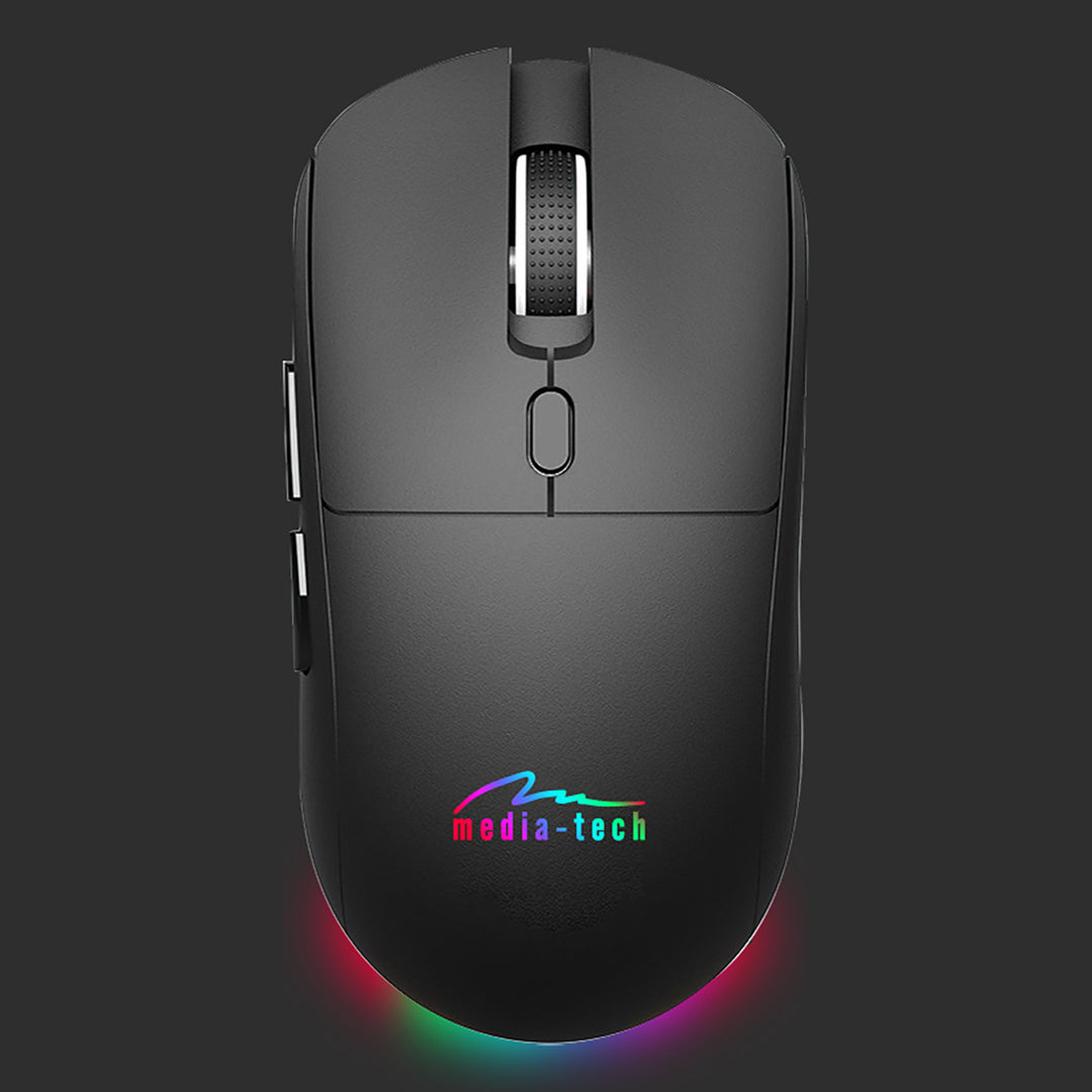 Draadloze 2-in-1 (BT/RF) muis voor stil en opladen MT1124, Media-Tech