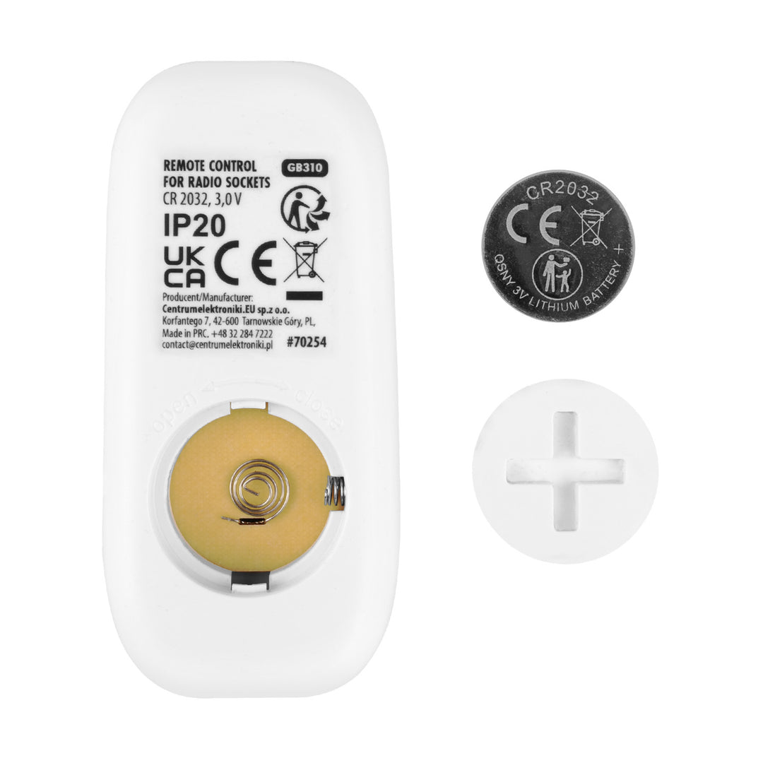 GreenBlue-stopcontacten met afstandsbediening, 3 stuks, programmeerbaar, bereik tot 30 m, 220-240 V AC, 50/60 Hz, 16 A, 433 MHz, GB313 F