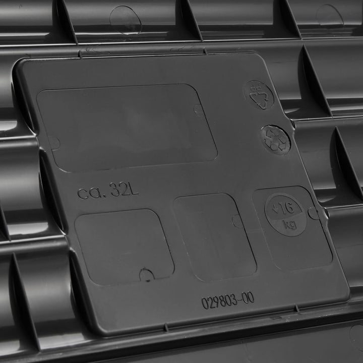 Keeeper - Klappbox - Vouwmand - opvouwbare krat 32 liter zwart