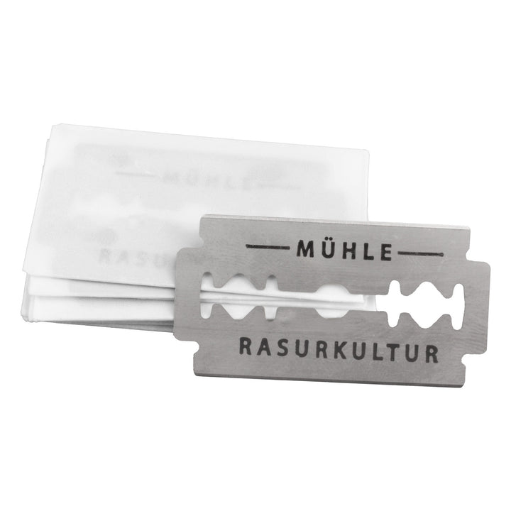 MÜHLE scheermesjes, roestvrij staal, 10 stuks, gemiddelde scherpte, K1