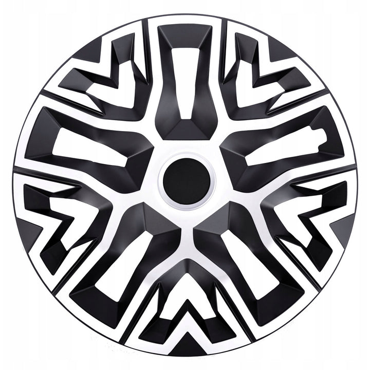 Universele wieldop 16'' NRM The Best Bicolor wit-zwart 1 stuk