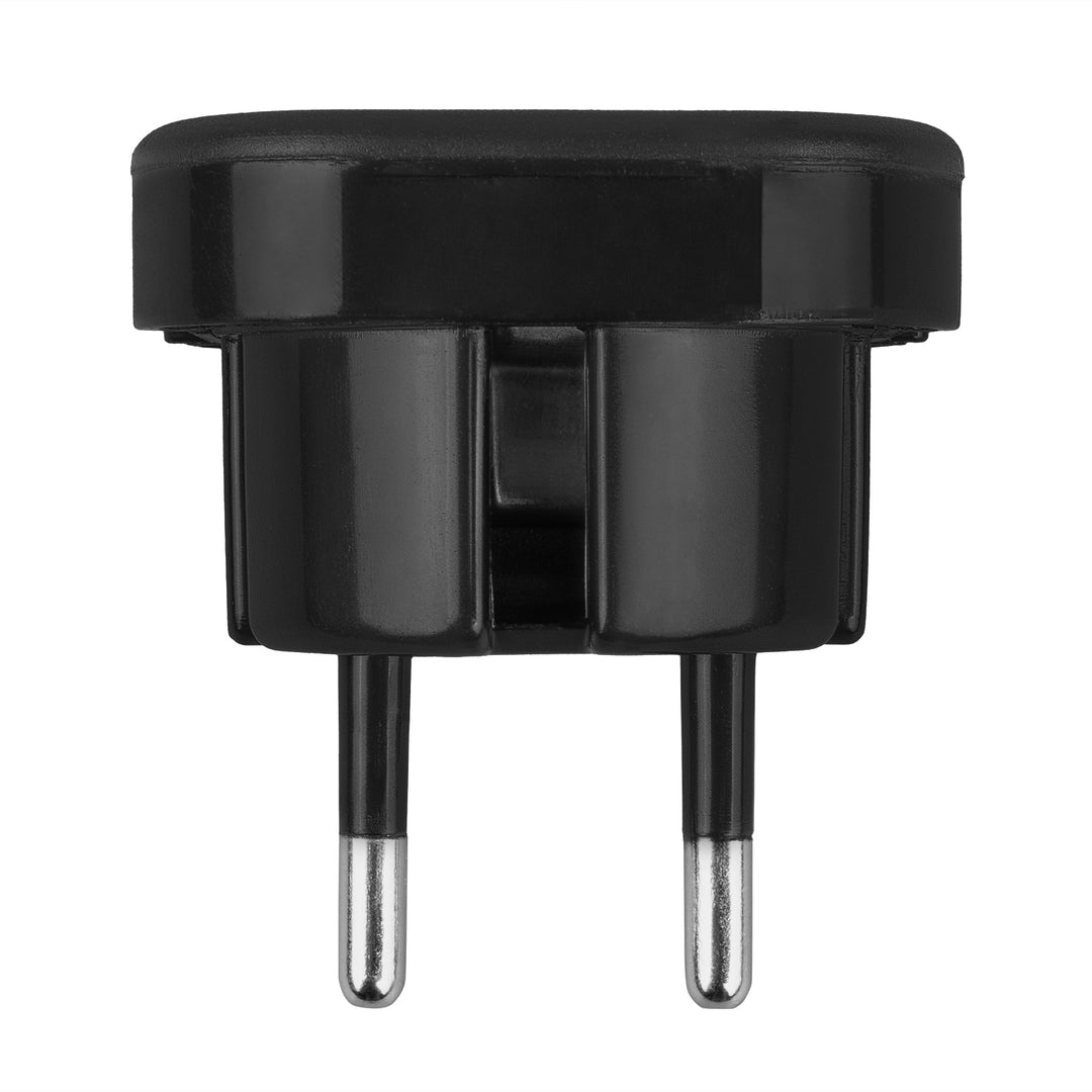 Maclean UK-stopcontact naar EU-stekkeradapter, zwart, MCE72, 2 stuks