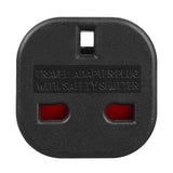 Maclean UK-stopcontact naar EU-stekkeradapter, zwart, MCE72, 4 stuks