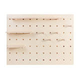 Houten whiteboardhouder Maclean, lichte houtkleur, 60x80 cm, max. 20 kg, MC-131 WD, 2 stuks