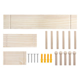 Houten whiteboardhouder Maclean, lichte houtkleur, 60x80 cm, max. 20 kg, MC-131 WD, 2 stuks