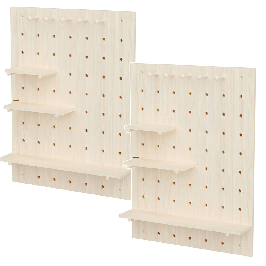 Houten whiteboardhouder Maclean, lichte houtkleur, 60x80 cm, max. 20 kg, MC-131 WD, 2 stuks
