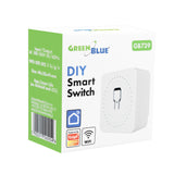 GreenBlue inbouw-wifi-schakelaar, Android/iOS/Alexa/Google Home, 100-240 V wisselstroom, 50/60 Hz, max. 16 A, voor LED 150 W, GB739