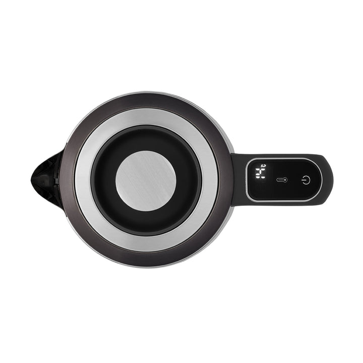 Concept glazen waterkoker, inhoud 1,7 l, vermogen 1850-2200 W, kleur zwart, Strix-aansluiting, temperatuurregeling, digitale bediening, RK4195