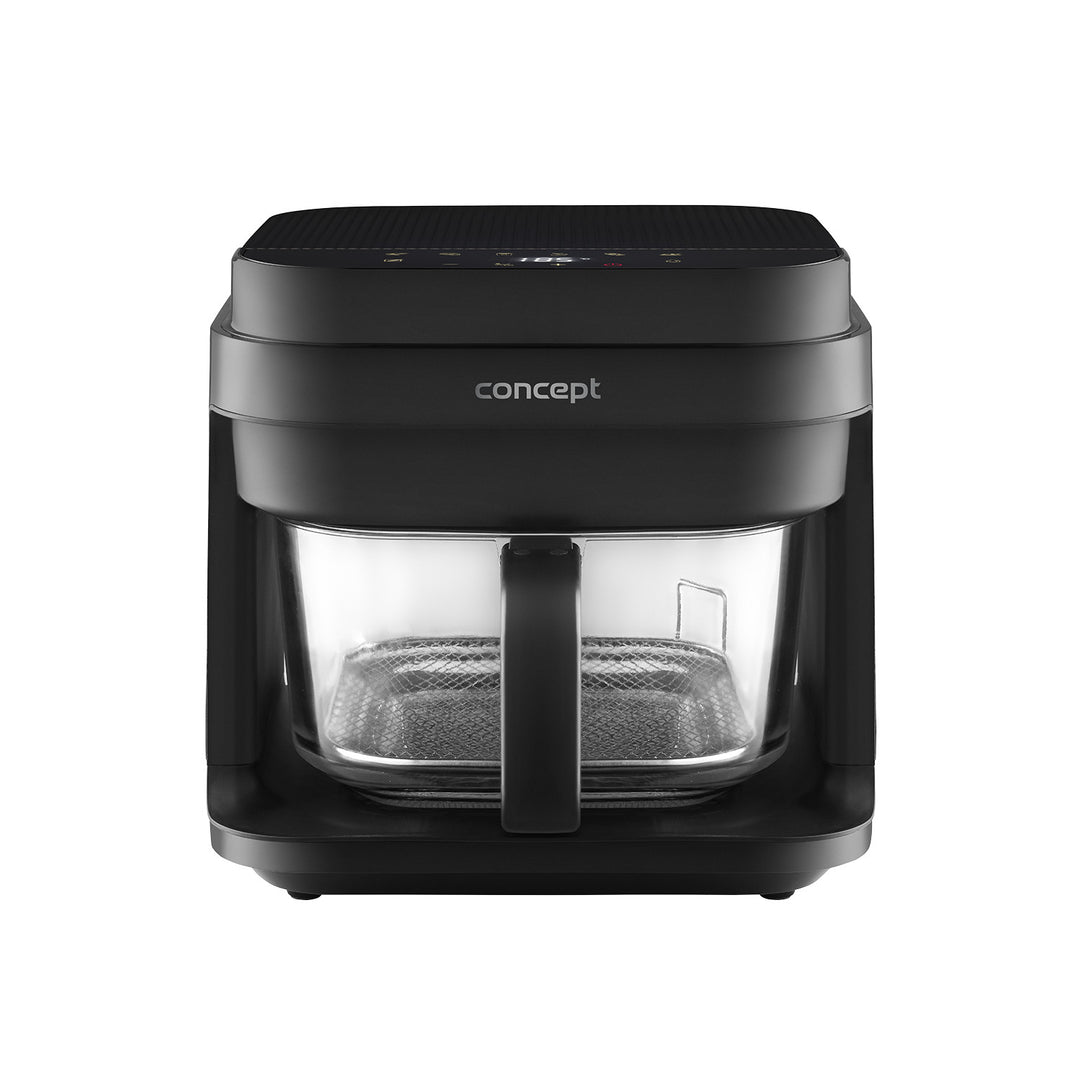 Concept Glass&Fast vetvrije friteuse, inhoud 5,5 l, 7 programma's, LED-touchscreen, gezonde frituurmodus, glazen bak, FR5500