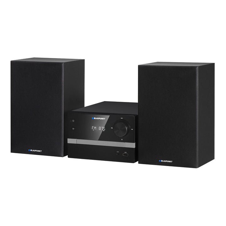 Blaupunkt micro-toren, Bluetooth, FM-radio, vermogen 20 W RMS, wekker, CD/MP3/USB/AUX, MS9BT