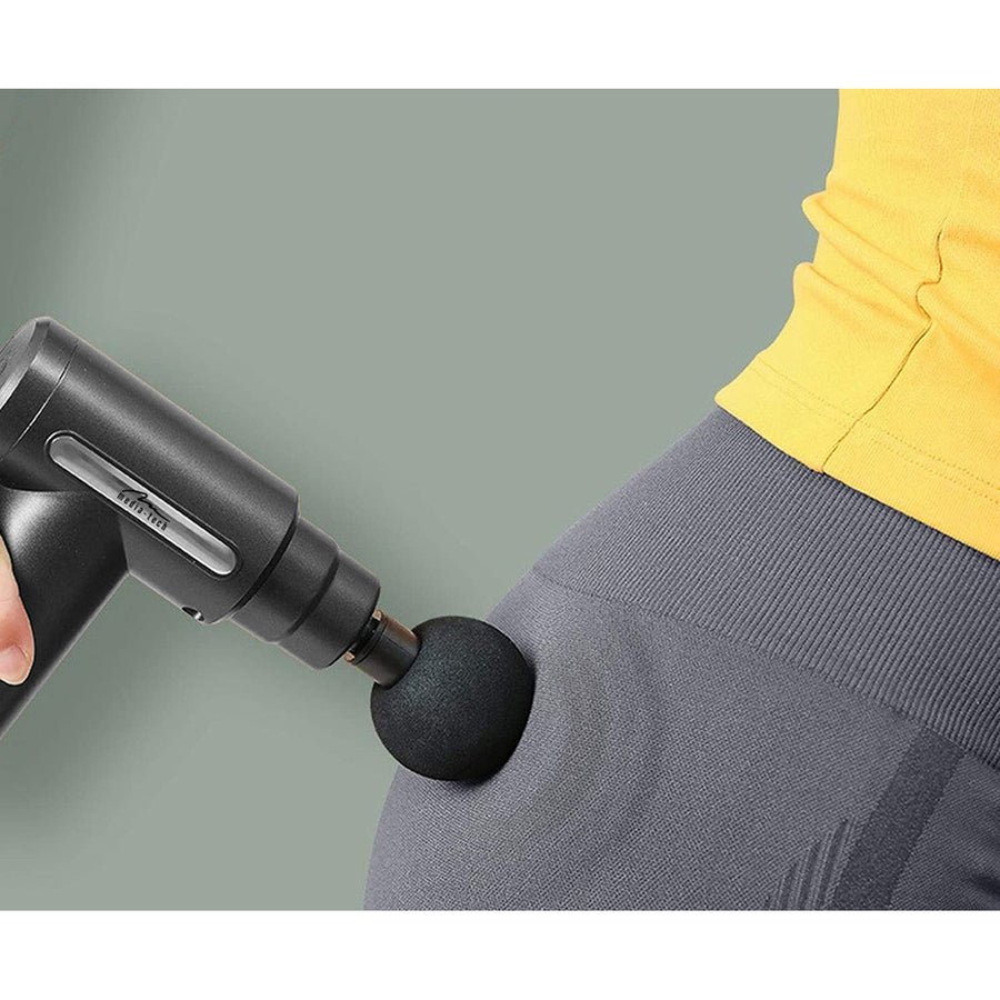 Massageapparaat voor eenvoudige en snelle massage van gespannen spieren, Media-tech, 4 verwisselbare massagekoppen, MT6521