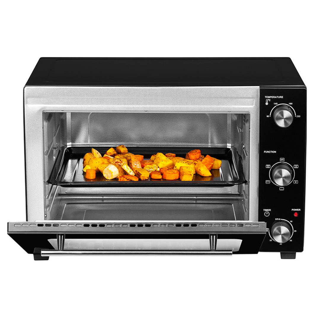 Lafe elektrische oven, inhoud 48 l, vermogen 1800 W, hetelucht, HeatMaster