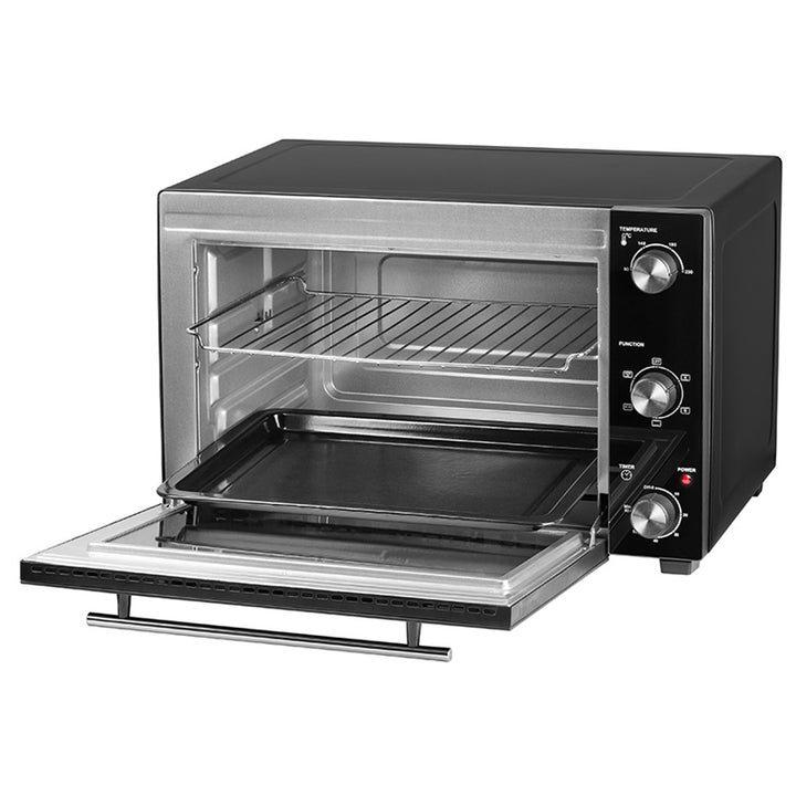 Lafe elektrische oven, inhoud 48 l, vermogen 1800 W, hetelucht, HeatMaster