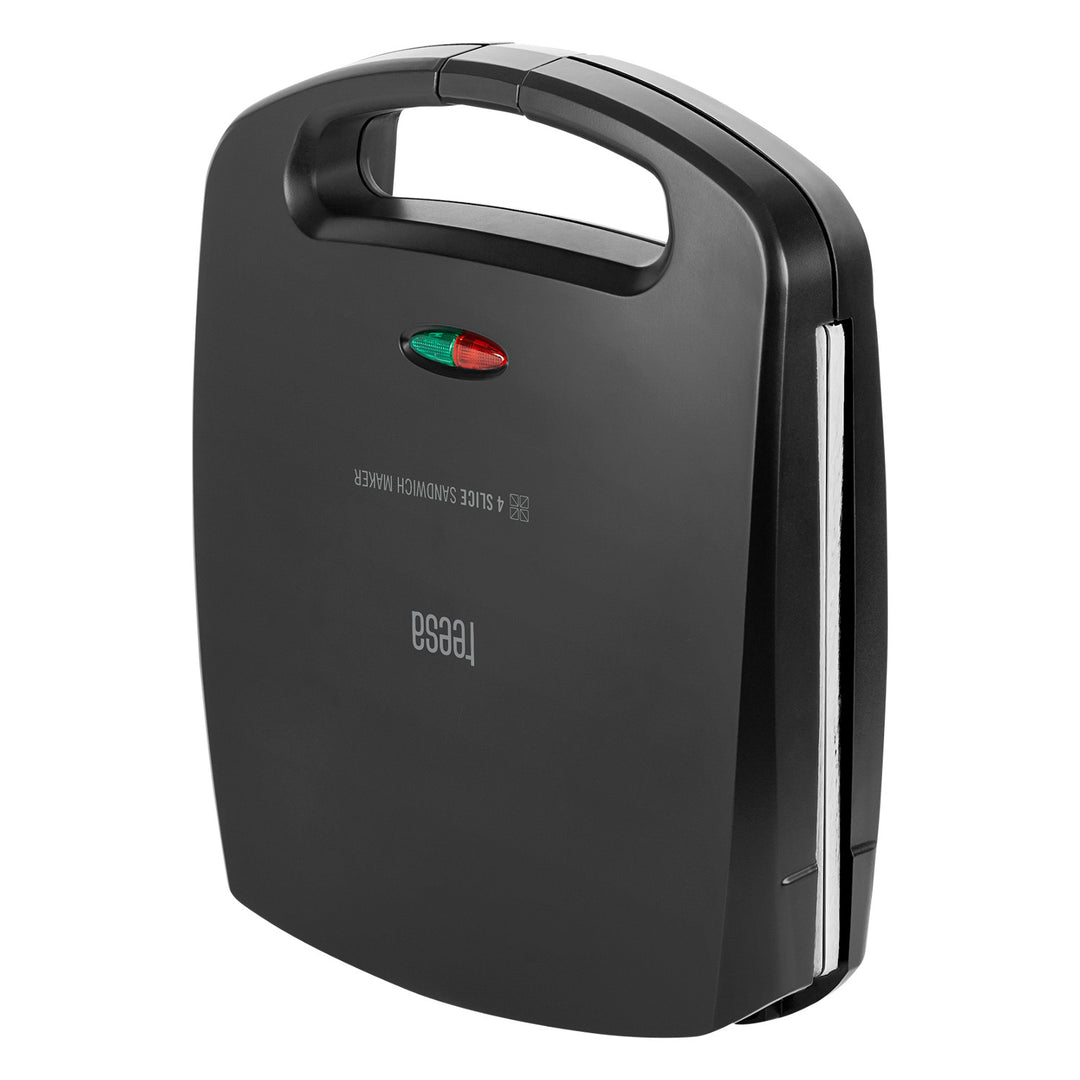 Teesa sandwichmaker, keramische elementen, voor 4 sandwiches, maximaal vermogen 1500 W, TSA3229B