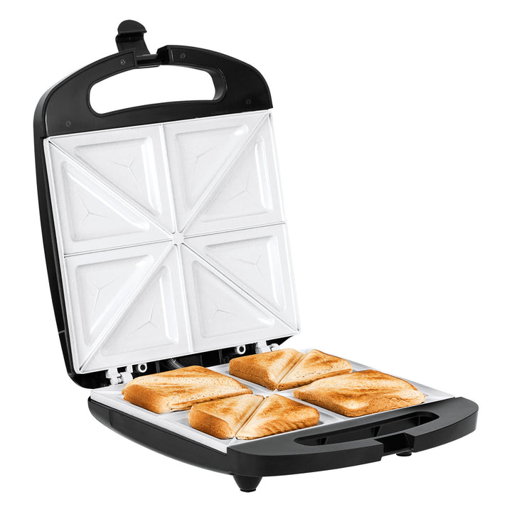 Teesa sandwichmaker, keramische elementen, voor 4 sandwiches, maximaal vermogen 1500 W, TSA3229B