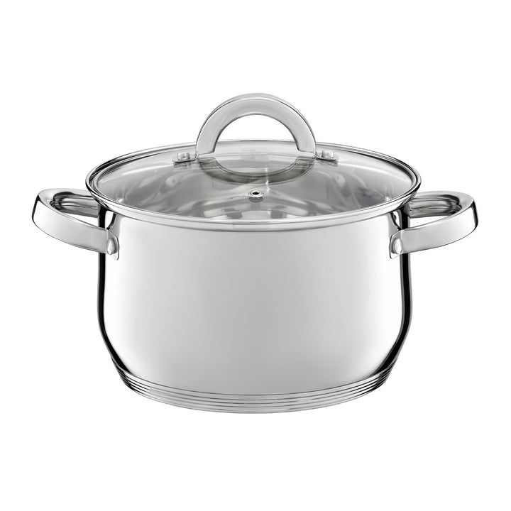 Ambition pannenset, roestvrij staal, 8-delig, dikke bodem, Berry