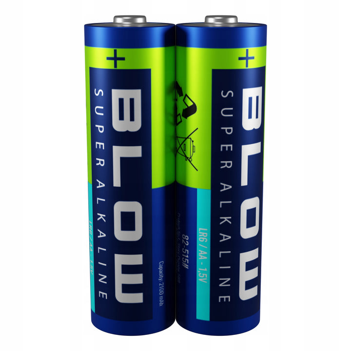 Alkaline AA-batterijen Blow, LR6, spanning 1,5 V, set van 40 stuks