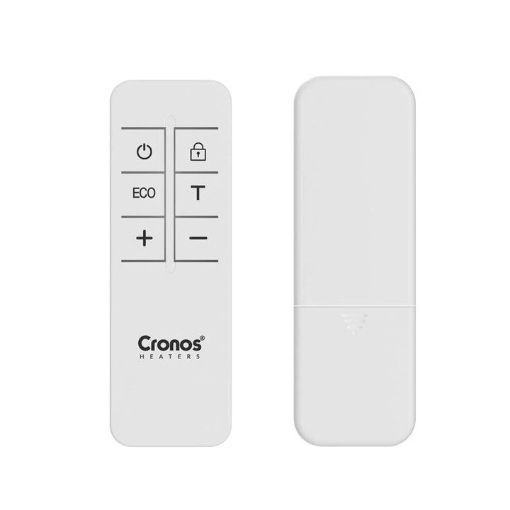 Cronos infraroodverwarming, 800 W, ideaal voor mensen met allergieën, mat oppervlak, ultradun, ingebouwde thermostaat en bediening via telefoon of afstandsbediening, Carbon P800 TWP